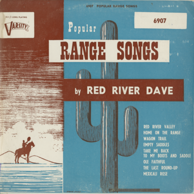 Popular Range Songs By Red River Dave