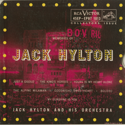 Memories Of Jack Hylton
