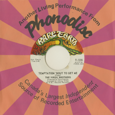 Temptation Bout To Get Me / Look Away (1969)