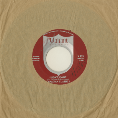 I Don't Know / Gone Away (1965)