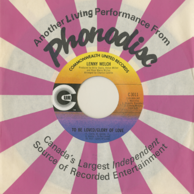 To Be Loved Glory Of Love / My Heart Won't Let Me