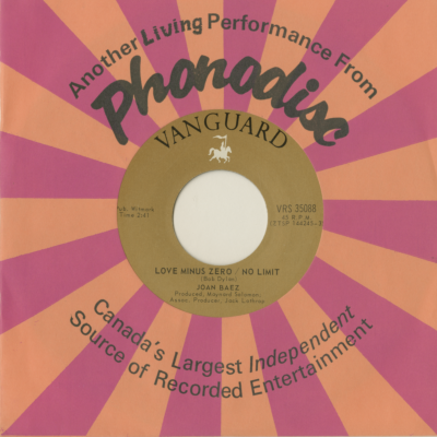 Love Minus Zero No Limit / Love Is Just A Four-Letter Word (1969)