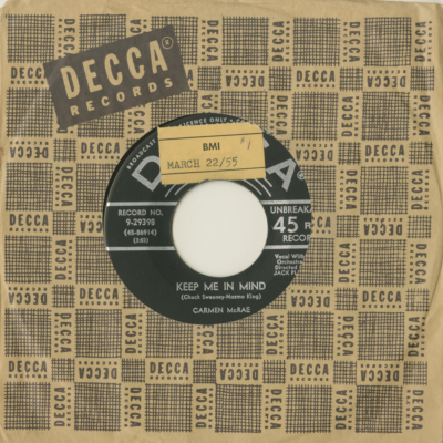 Keep Me In Mind / They All Laughed