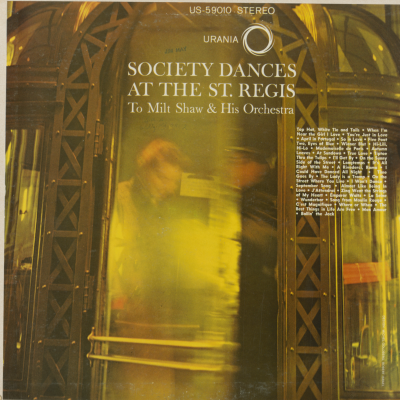 Society Dances At The St Regis To Milt Shaw & His Orchestra