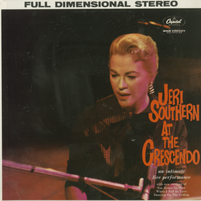 Jeri Southern At The Crescendo (1960)