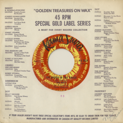 Splendor In The Grass / Every Mornin (1965)