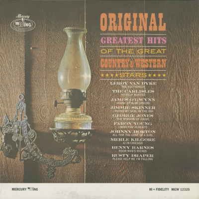 Original Greatest Hits Of The Great Country & Western Stars