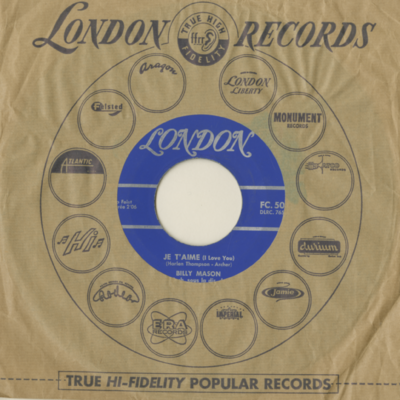 Je T'Aime / Tell Laura I Love Her (1961)