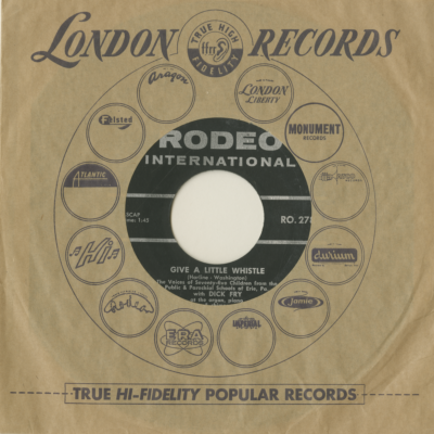 Give A Little Whistle / Heart Of My Heart (1962)