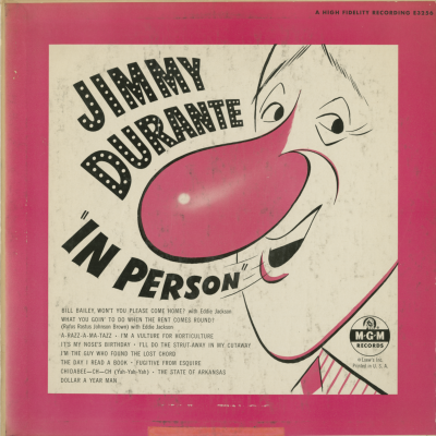 Jimmy Durante In Person