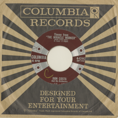 Theme From The Miracle Worker / Hully Gully