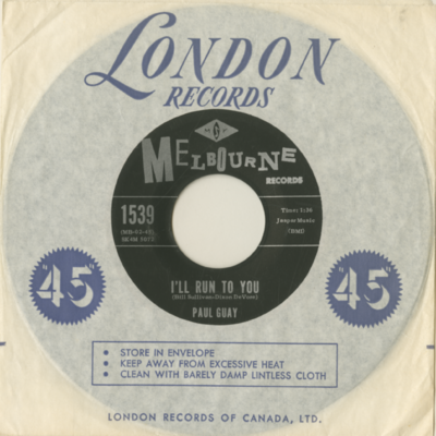 I'll Run To You / New Hampshire With My Love (1962)