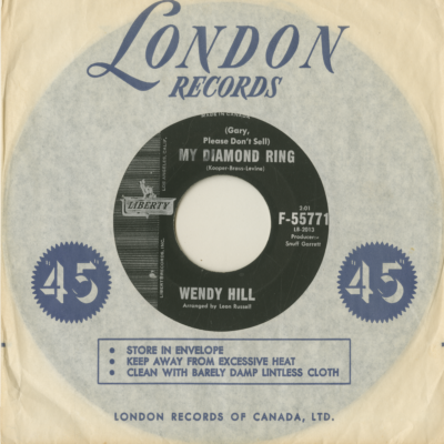 Gary Please Don't Sell My Diamond Ring / Donna Leave My Guy Alone (1965)