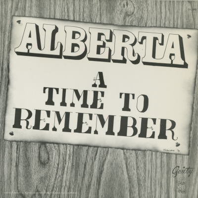 Alberta A Time To Remember