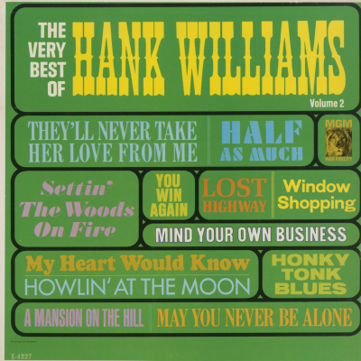 The Very Best Of Hank Williams Vol 2