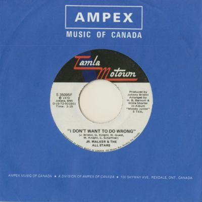 I Don't Want To Do Wrong / Walk In The Night