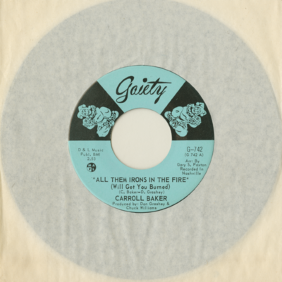 All Them Irons In The Fire / Cryin Places