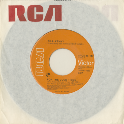 For The Good Times / Are You Lonesome Tonight