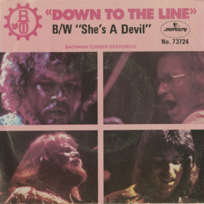 Down To The Line / She's A Devil (1975)