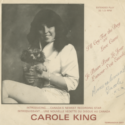 Introducing Canada's Newest Recording Star Carole King