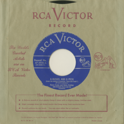 A Bushel And A Peck / She's A Lady (1950)