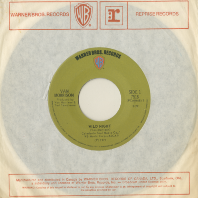 Wild Night / When That Evening Sun Goes Down