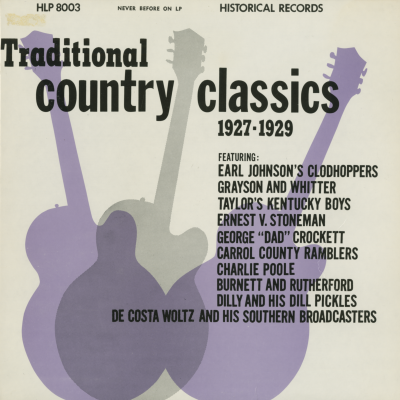 Traditional Country Classics 1927-1929