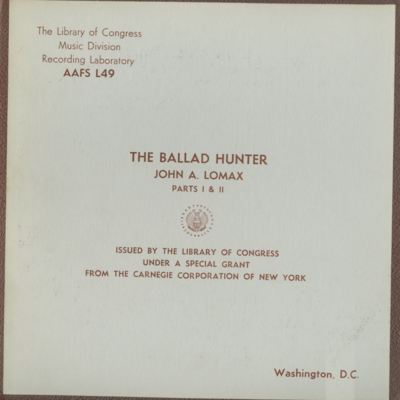 The Ballad Hunter Parts I & II