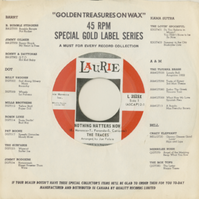 Nothing Matters Now / Runaround Sue (1969)