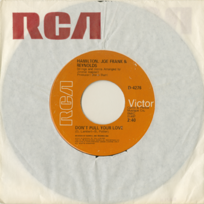 Don't Pull Your Love / Funk in Wagnal (1971)