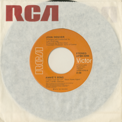 Annie's Song / Cool An Green An Shady