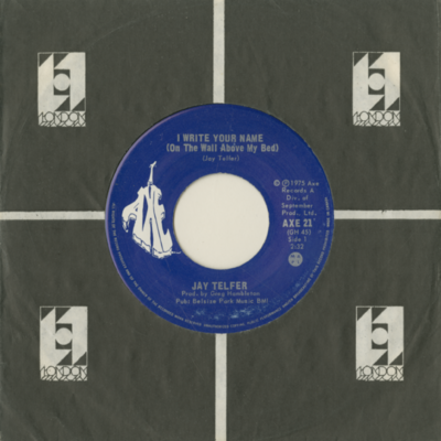 I Write Your Name On The Wall Above My Bed  / Yellow Hair