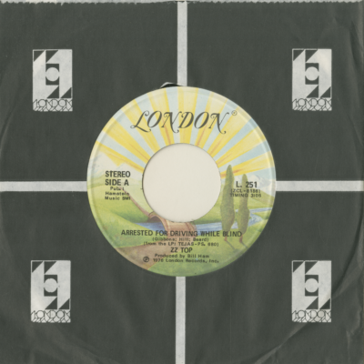 Arrested For Driving While Blind / It's Only Love (1976)