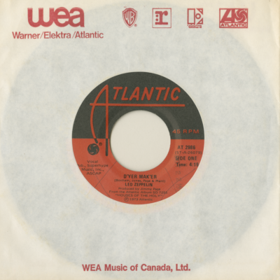 D'yer Maker / The Crunge (1973)