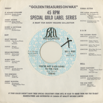 You're Not Even Going To The Fair / This Kind Of Feeling