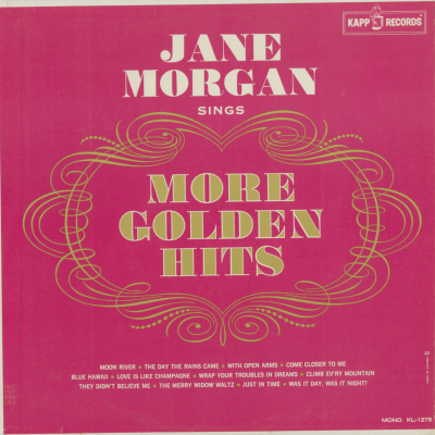 Jane Morgan Sings More Golden Hits