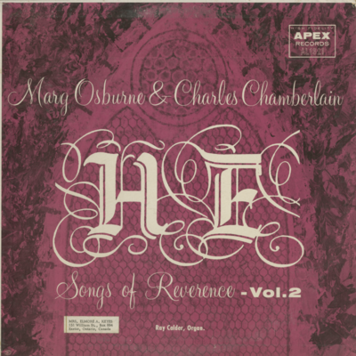 He Songs Of Reverence Vol 2