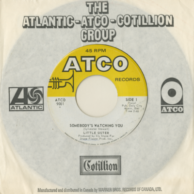 Somebody's Watching You / Stanga (1970)