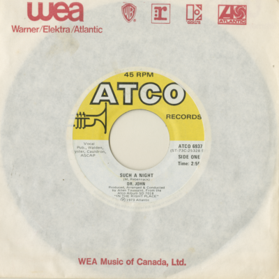 Such A Night / Cold Cold Cold