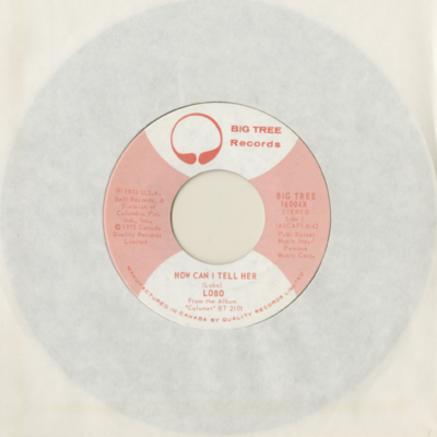 How Can I Tell Her / Hope You're Proud Of Me Girl (1973)