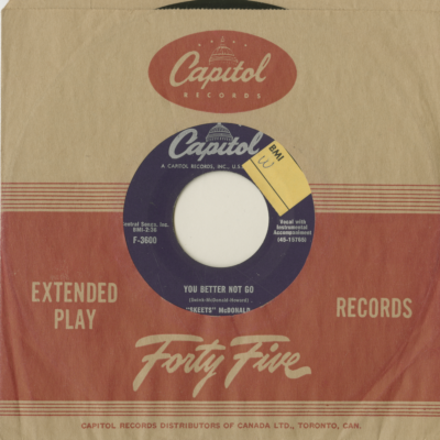 You Better Not Go / Don't Puch Me Too Far (1956)