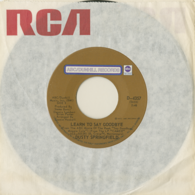 Learn To Say Goodbye / Mama's Little Girl (1973)