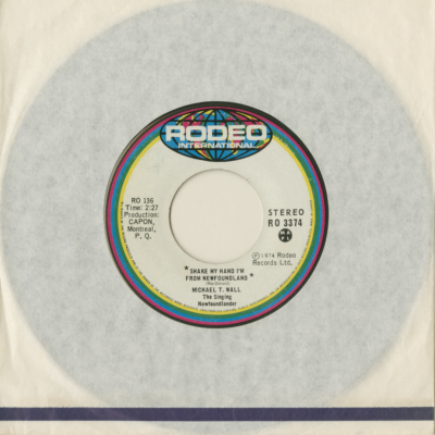 Shake My Hand I'm From Newfoundland / The Singing Newfoundlander (1974)