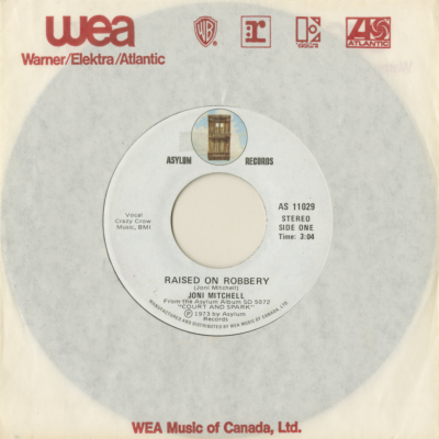 Raised On Robbery / Court And Spark