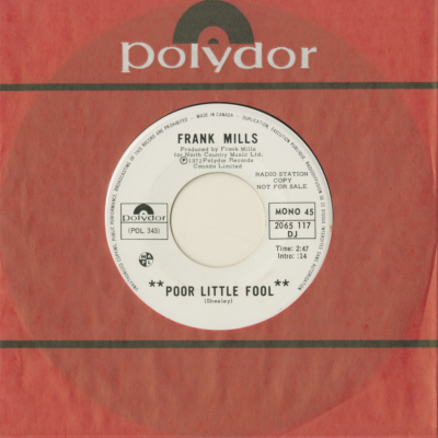 Poor Little Fool / What Do You Think Of Love (1972)