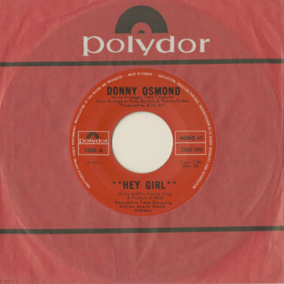 Hey Girl / I Knew You When (1971)