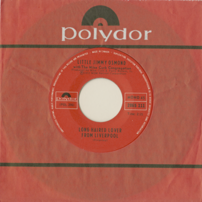 Long Haired Lover From Liverpool / Mother Of Mine (1972)