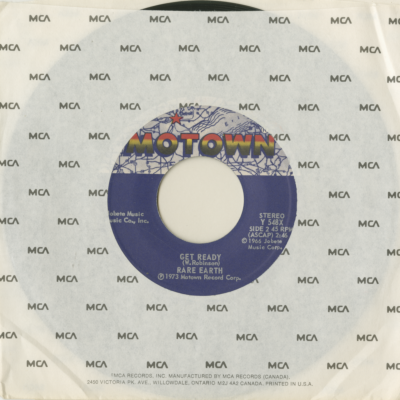 I Know I'm Losing You / Get Ready (1973)