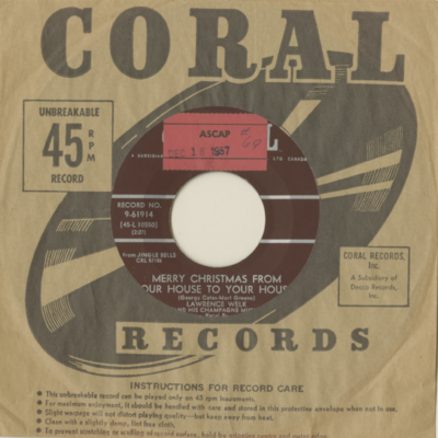 Merry Christmas From Our House To Your House / Santa Claus Is Here Again