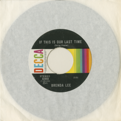 If This Our Last Time / Everybody's Reaching Out For Someone